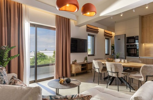 Neromilos Apartment | Ark Luxury Suite with Hot tub and Sea Views
