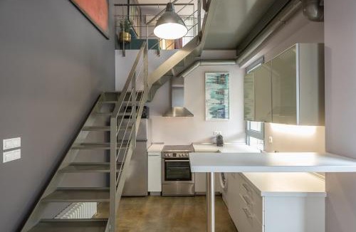 Gazi Apartment | Artsy Urban Loft in Athens