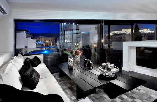Psirri Apartment | Ater Albus Deluxe Loft Acropolis View from K&K