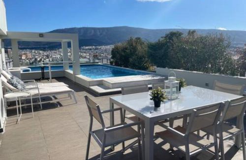 Kolonaki Apartment | Athens Lycabettus Hill Penthouse, Private Roof Garden & Pool