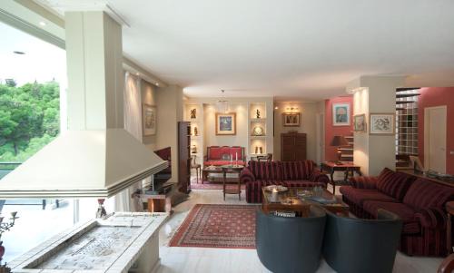Kolonaki Apartment | Athens Lycabettus Hill Penthouse, Private Roof Garden & Pool