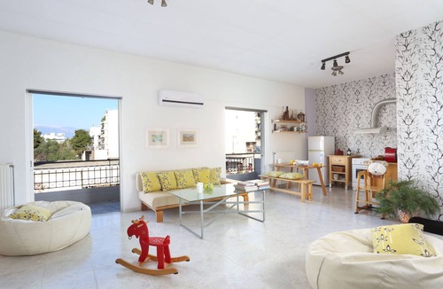 Athens Apartment | Athens private 100Sq Brand New family & kids apartment Near Metro