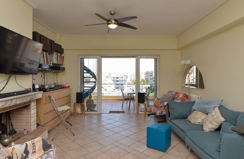 Palaio Faliro Apartment | Athens top floor view 2 bdr next to Marina Flisvos