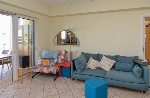 Palaio Faliro Apartment | Athens top floor view 2 bdr next to Marina Flisvos