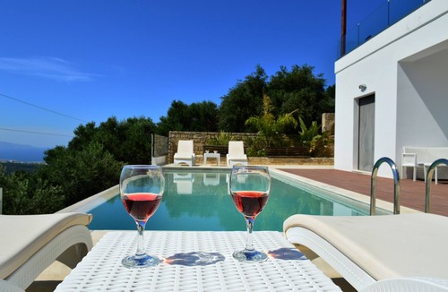Nopigia Villa | BBQ+Outdoor Kitchen★Lux Stone Villa★ Sea View