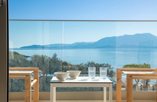 Ammoudara Villa | Beachfront Villa Dedicated Beach Space Heated Pool