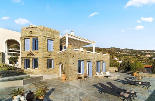 Batsi Villa | Beachfront Villa Gaia w/Μajestic Sunset Views