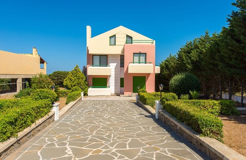 Gennadi Villa | beachfront villa in Gennadi on secluded beach