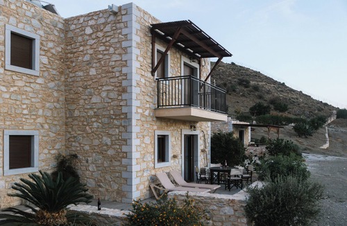 Lentas Apartment | Beautiful apartment in Lentas with sea view and pool