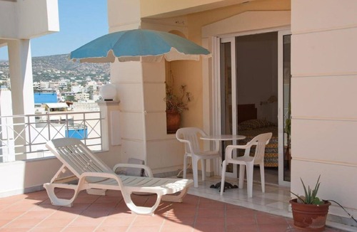 Agios Nikolaos Apartment | Bellevue Suites Studio 2 with Pool View