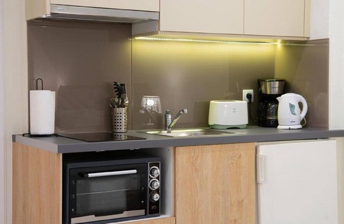 Agios Nikolaos Apartment | Bellevue Suites Studio 3 with Sea View