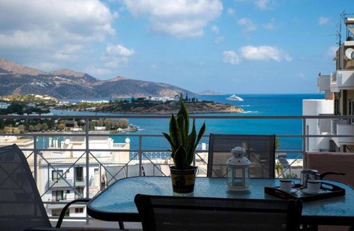 Agios Nikolaos House | Bellevue Suites - Deluxe One Bedroom Apartment with Sea View