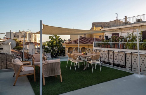 Plaka Apartment | Best location-Plaka. Terrace with acropolis view