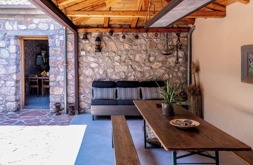 Neo Souli House | Boutique Stone Cottage w. large private Terraces