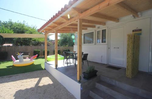 Skafidia House | Brand new house with garden, next to the beach