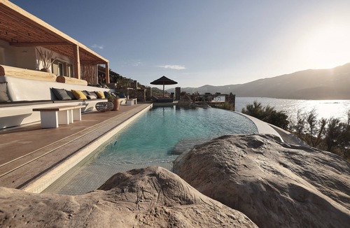 Ftelia House | Brand New Villa Rossa on Excellent Location by Ftelia beach,Breathtaking view