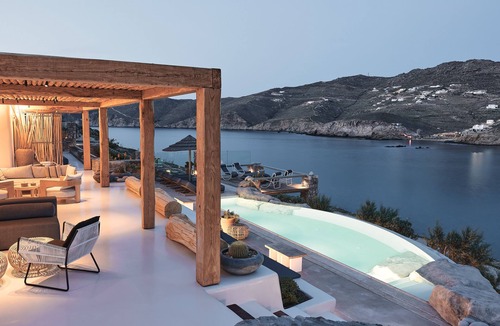 Ftelia House | Brand New Villa Rossa on Excellent Location by Ftelia beach,Breathtaking view