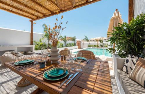 South Rhodes Villa | CasaCarma III, private pool, boho design, central