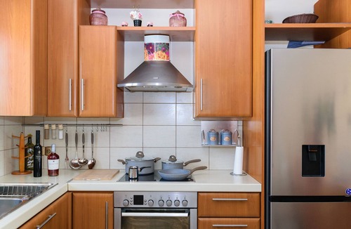 Nea Chora Apartment | Central Penthouse in quiet neighborhood near sandy beach