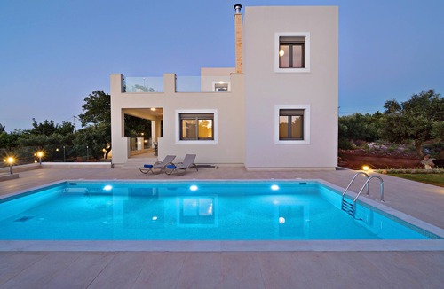 Atsipópoulon Villa | Chloe,New Luxurious modern villa, private big pool, picturesque surroundings