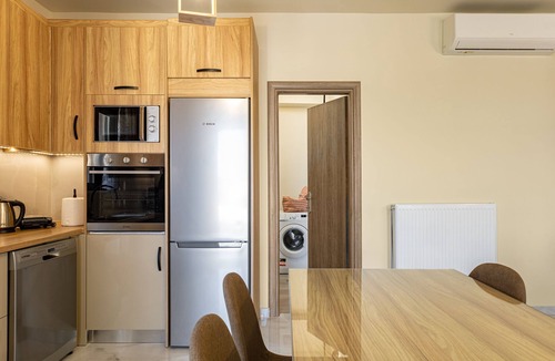Nerokouros Apartment | Chris apartment with private ecologic pool and kid's playground!