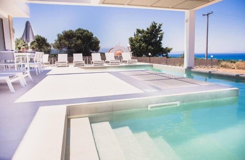Adelianos Kampos Villa | Contemporary Hillside Villa with Private Pool