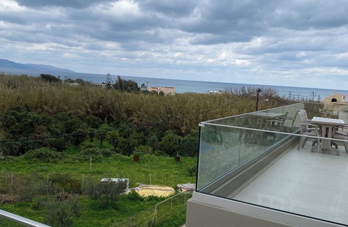 Gerani Apartment | Cozy 1-bedroom apartment in charming Gerani with Sea view, WiFi, AC