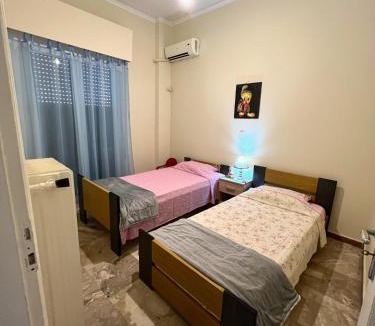 Kolokinthou Apartment | Cozy & Bright Home - 50m from metro station Άg Antonios