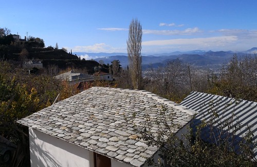 Portaria House | Effrosini Traditional home , with garden view and fireplace