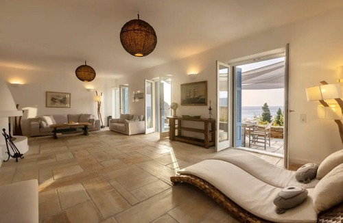 Steniai Villa | Elegant Andros Beach House | Villa Stenies Thalassino | Beautiful SeaViews |.