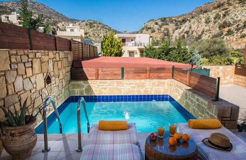 Palaiokastro Villa | Elia 6,cozy two-level maisonette,private pool,close to Heraklion