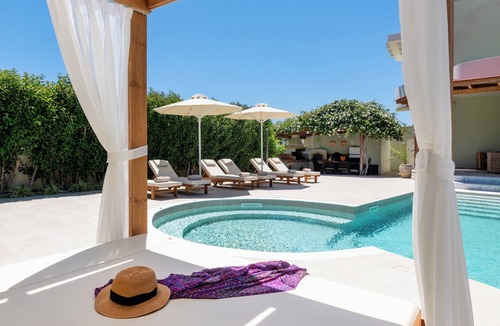 Rhodes Town Villa | Excelencia New Villa with Artistic Pool and Sea View