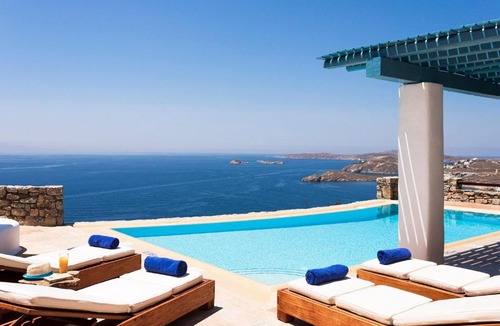Paraga Villa | Excellent Mykonos Villa Villa Elpida 3 Bedrooms Stunning Sea Views Psarrou