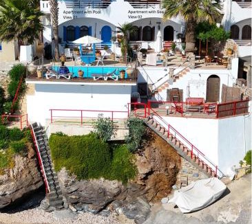 Linoperamata Apartment | Exclusive Seaside Retreat with Shared Pool & Private Beach Access