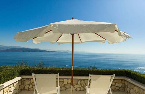 Katavolos Villa | Exclusive Stone Villa with Magnificent Panoramic Sea View, Private Pool, Jacuzzi, Gym, Tennis Court