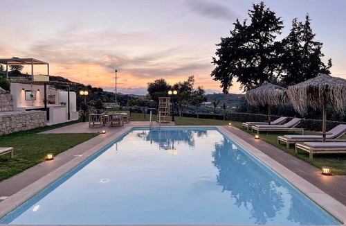 Agia Villa | Exquisite Crete Villa | Villa Veritas | 9 Bedrooms | Private Heated Pool |Spa &.