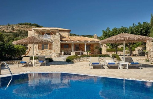 Korithi Villa | Extravagant Zante Villa | Villa Crystal | Great Sea Views | 3 Bedrooms | Agios.