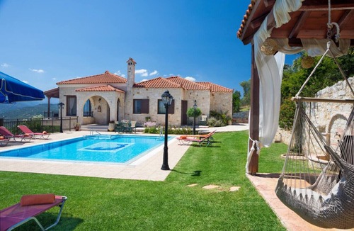 Polemarchi Villa | Family Villa w/Private Pool, BBQ & Childrens Area