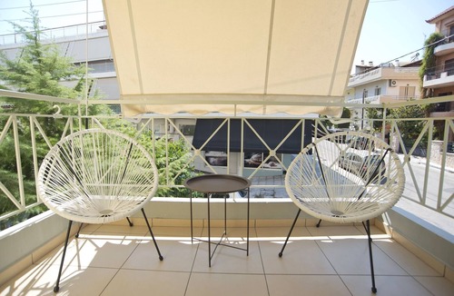 Chaidari Apartment | Filoxenia Modern Apt with Balcony near Athens Ctr