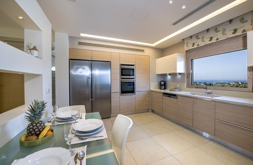 Gouvai Villa | Four Seasons private villa - seaview - big heated pool - gym - sport activities