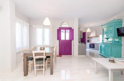 Agios Sostis Villa | Fuchsia Sea View Villa