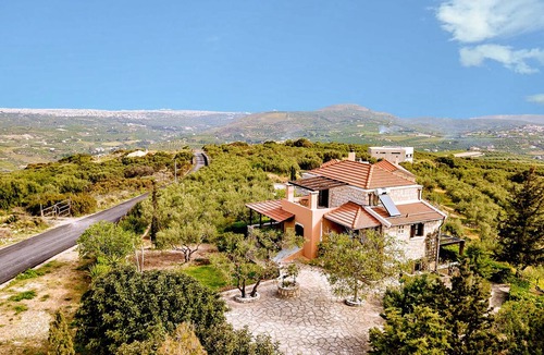Kounavi Villa | Fyllosia Villa by Cretan Retreat: Private Panoramic Sea & Mountain Views