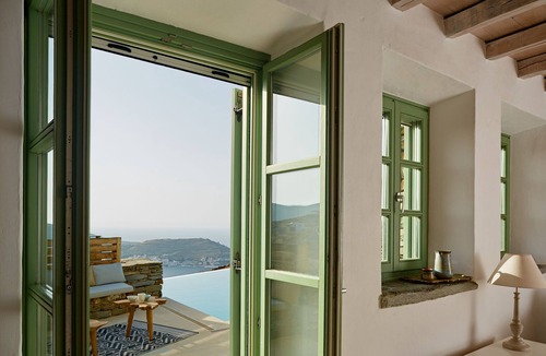 Korissia House | Gemstone-Stylish Cottage with infinity swimming pool and breathtaking sea views