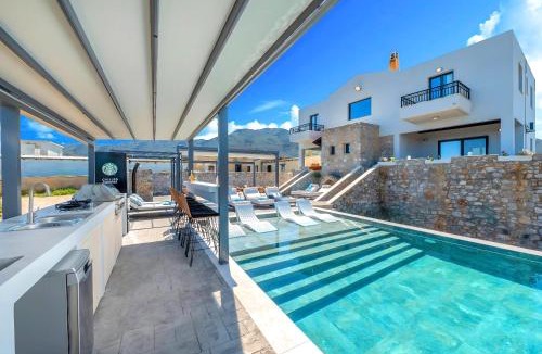 Asprouliani Villa | Grey Grand Villa Private Pool