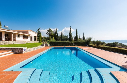 Pitharion Villa | Hanging Over the Sea - Enormous Garden With Full Privacy & Spectacular Views!