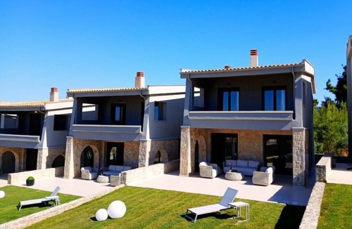 Kriopigi Villa | Helios Blue Villas : 3 floor corner villa 160sqm Sea View