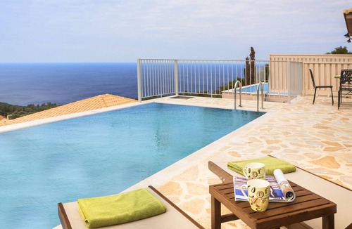 Fiskardo Villa | High level of hospitality - panoramic view -private pool- elegance.