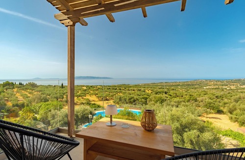 Leivathos Villa | Hilltop Kefalonia 15-Bedroom Sea View Villa With Pool