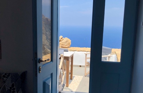 Folegandros Town House | Historic House part of the outer wall of the Castro of Folegandros