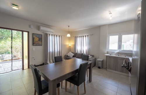 Skala Apartment | Holiday Apartment "Katemari 1" with Balcony, Shared Garden & Wi-Fi